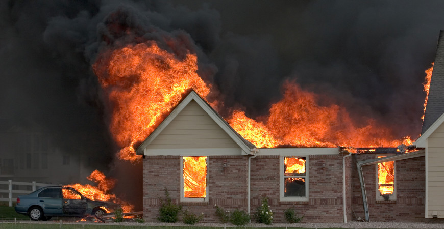 house fire