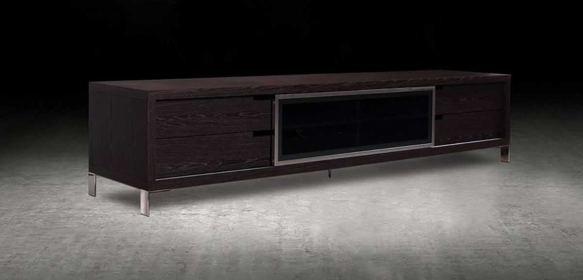 wooden tv stand